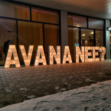 Avana Nee Marquee Letters