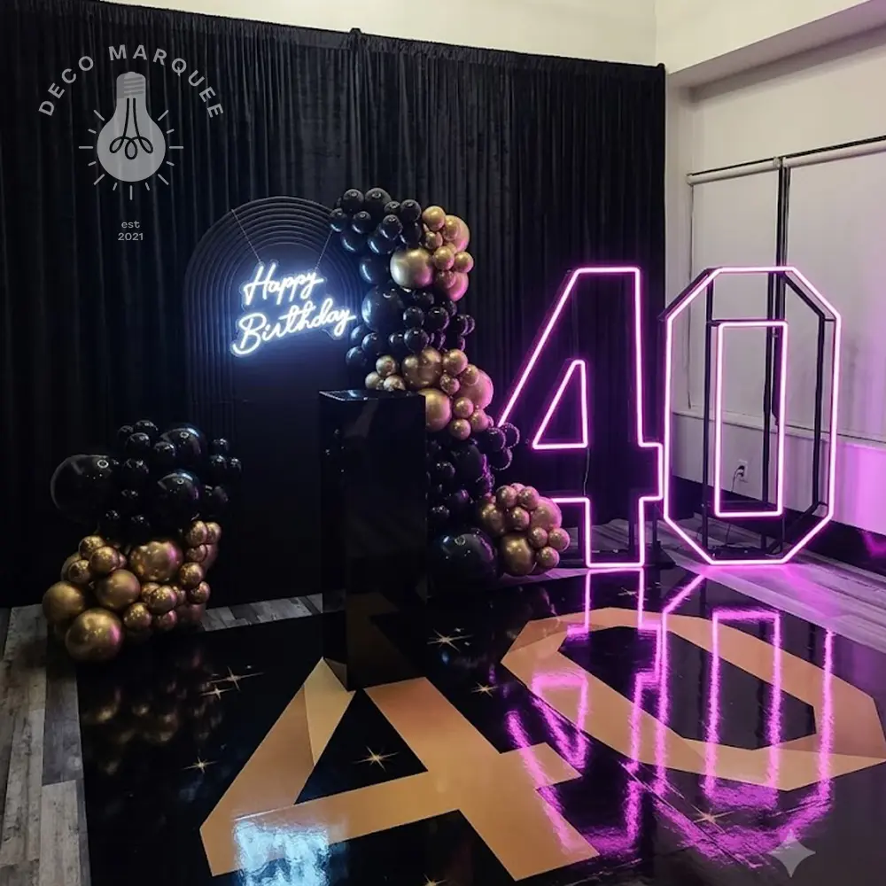 5FT LED Neon Marquee Numbers
